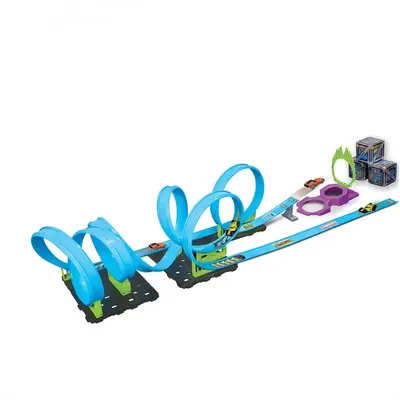Pista cu 2 masinute Maisto Cyber Racers Track Dual Race Challenge
