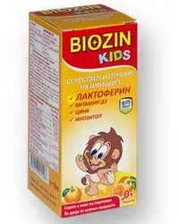 Biozin Kids Sirop, portocală, 100 ml, BioShield