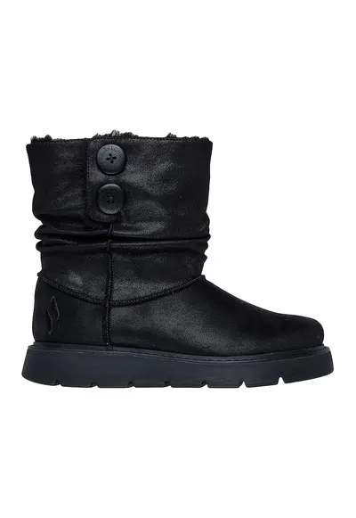 Cizme mid-calf din piele ecologica Keep Sakes Lite Freezing Low - Negru
