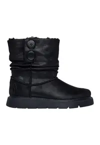 Cizme mid-calf din piele ecologica Keep Sakes Lite Freezing Low - Negru