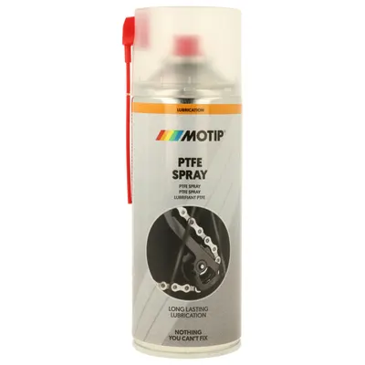 Spray MOTIP PTFE 400 ml pentru bicicletă.