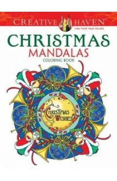 Creative Haven Christmas Mandalas Coloring Book