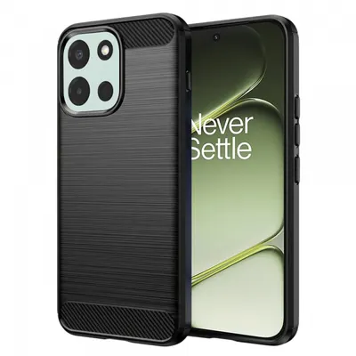 Husa pentru OnePlus Nord 6, Techsuit, Carbon, Neagra