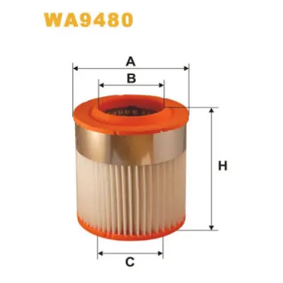 Filtru aer WIX FILTERS WA9480