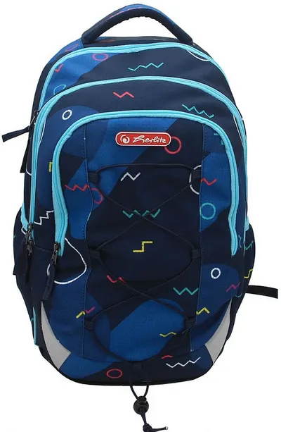 Rucsac școlar Herlitz Strings Pro - Geometrics