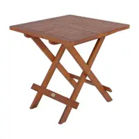Masă de grădină din lemn de acacia 50x50 cm Cleveland – Garden Pleasure