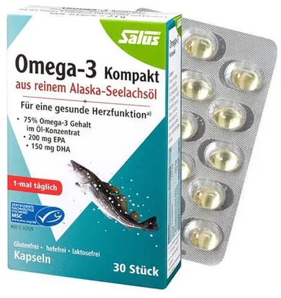 Omega-3 Kompakt, 30 capsule, Salus