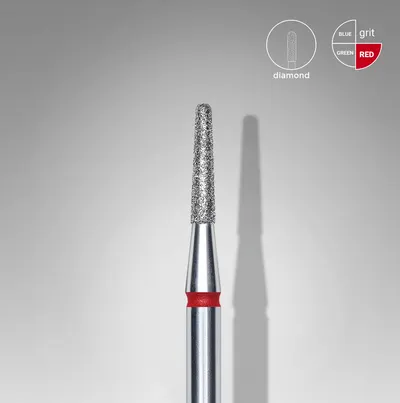 Staleks Cap diamant con trunchial roșu EXPERT FA70R018/8