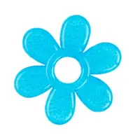 Jucarie dentitie, BabyOno, Cu gel, Fara BPA, Floare Albastru
