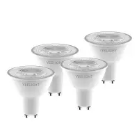 Set 4 Becuri Yeelight LED GU10 Smart Bulb W1, White, 4.8W, 350 lm - Default Title