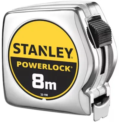 Ruletă Stanley - PowerLock 1-33-198, 8 m