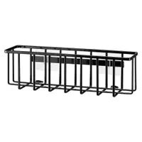 Suport pentru accesorii de spălat negru autoadeziv din metal Film Hook – YAMAZAKI