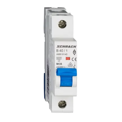 Intreruptor automat modular (MCB) AMPARO 6kA, B 40A, 1-pol