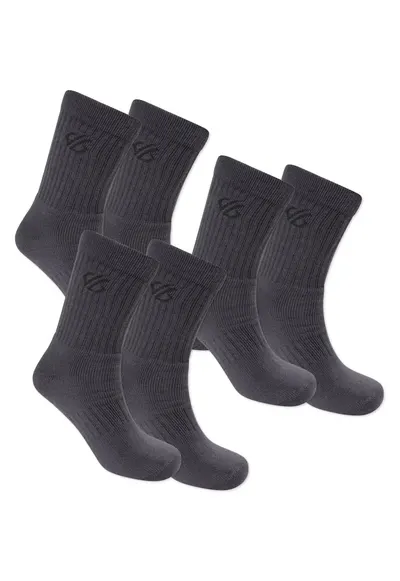 Sosete unisex Essentials - set de 3 - gri - bumbac