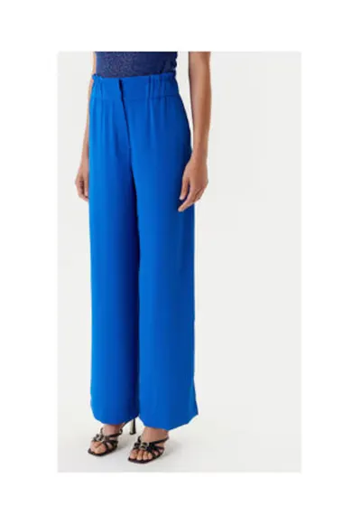 Pantaloni dama - MORGAN-242-PBIRD 1018 SAFIR M - 100% poliester - albastru