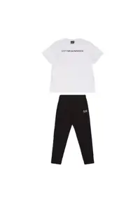 Compleu pentru Fete - girl crossover tee leggings kit - 7G000071-AF12503-M0003 - Alb - Alb