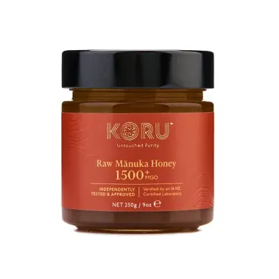 Miere de Manuka MGO 1500+ ( UMF 28+ ) 250g Koru ( borcan de sticla )