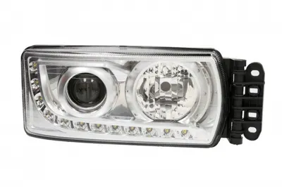 Far dreapta (12LED 1WATT H7, electric, fara motor, cu controler ECU) potrivit IVECO EUROCARGO IV, EUROCARGO V, STRALIS I 01.13