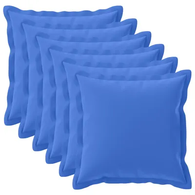 vidaXL Husă pentru pernă 6 buc. HOUTEN Albastru regal 80 x 80 cm