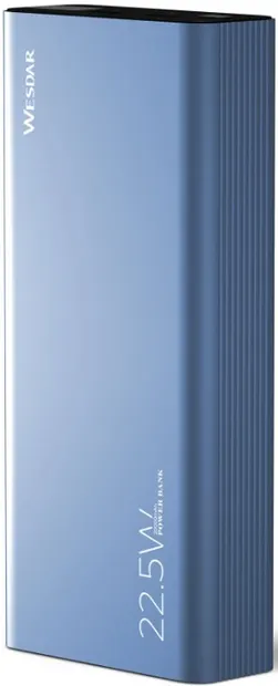 Baterie portabilă Wesdar - S301, 20000 mAh, albastru