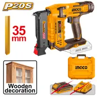 Pistol Cuie Profesional pentru Lemn 20V CBNLI3603, tip pin 10-35 mm, rata tragere 3 cuie/sec, magazie 140 buc, fara acumulator si incarcator