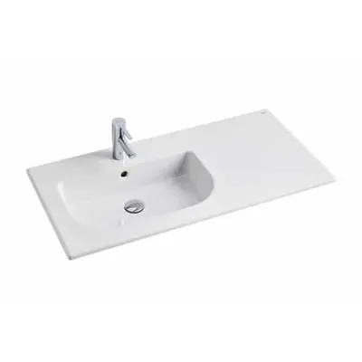 Lavoar incastrat alb 91 cm Gala Mid