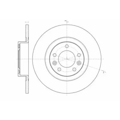 Disc frana REMSA 61473.00