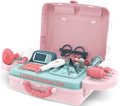 Set de joaca pentru copii Buba - Little Doctor, albastru-roz