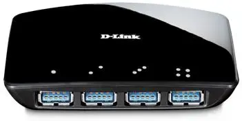 Hub USB 3.0 D-Link Superspeed 4 porturi