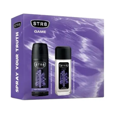 Set Cadou STR8 Game, Deodorant Natural Spray 85 ml si Deodorant Spray 150 ml