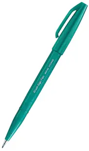 Marker pensula Pentel Sign Pen - SES15C, turcoaz