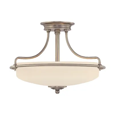 Plafoniera Griffin 3 Light Semi-Flush Light – Polished Chrome