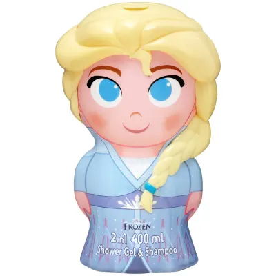 Disney Frozen Elsa 2 in 1 gel de dus si sampon pentru copii 400 ml