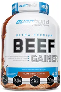 Ultra Premium Beef Gainer, ciocolată dublă, 2.72 kg, Everbuild
