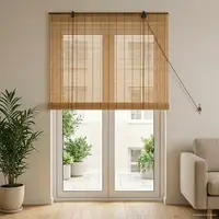 vidaXL Rulou textil Maro 90 x 220 cm Bambus