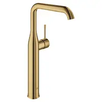 Baterie lavoar Grohe Essence 24170GL1, 3/8 inch, montare pe blat, marimea XL, pivotanta, fara ventil, cartus ceramic, lucios, Cool Sunrise