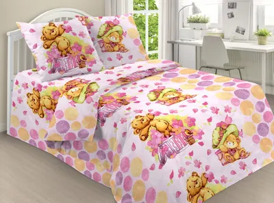 Set lenjerie patut cu 5 piese Flower Fairy Tale