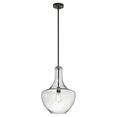 Lampa suspendata Everly 1 Light Medium Pendant – Olde Bronze