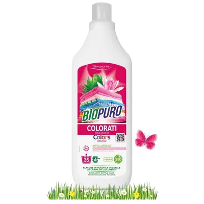 Detergent pentru rufe colorate hipoalergen ecologic 1l Biopuro