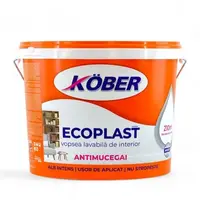 Vopsea lavabila pentru interior, ecoplast, 8.5L, KOBER / V4110N-P8.5L Engros