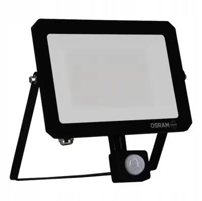Proiector LED cu senzor de miscare si lumina Osram LUX, 50W, 220-240V, 4500 lm, lumina neutra (4000K), IP65, Negru