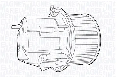 Ventilator habitaclu potrivit DS DS 3; CITROEN C3 II, DS3 1.0-1.6D 09.09-07.19
