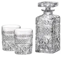 Set 6 Pahare Whisky cu Decantor,240 ml Cristal Bohemia Madison