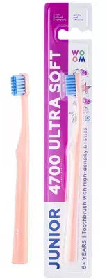 Periuta de dinti pentru copii Junior 4700 Ultra Soft, 1 bucata, Woom