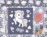 Jurnal secret de diamant Derform Unicorn - Cu stilou colorat