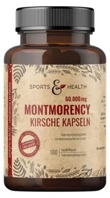 Cireșul Montmorency, 600 mg, 180 capsule, Sports & Health Solutions