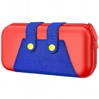 Husa protectie consola Nintendo, DexXer, Compatibil cu Nintendo Switch Switch Oled, Rosu Albastru
