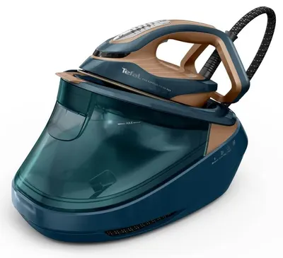 Generator de abur Tefal – Pro Express Vision Max, 3000 W, 800 g/min, Blue Gold
