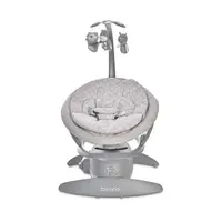 Leagan electric Toscana Grey Trees rotativ, panou muzical, telecomanda