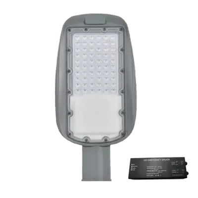 Lampa Led Stradala Prague Smd 50w 3000k Ip65+ Kit Emergenta